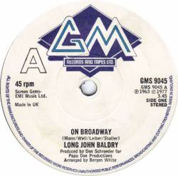 Long John Baldry : On Broadway